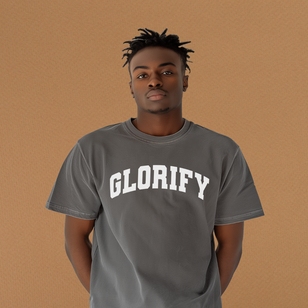 COLLEGIATE TEE - Vintage Black