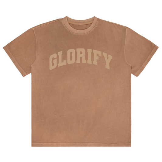 COLLEGIATE TEE - Desert Taupe