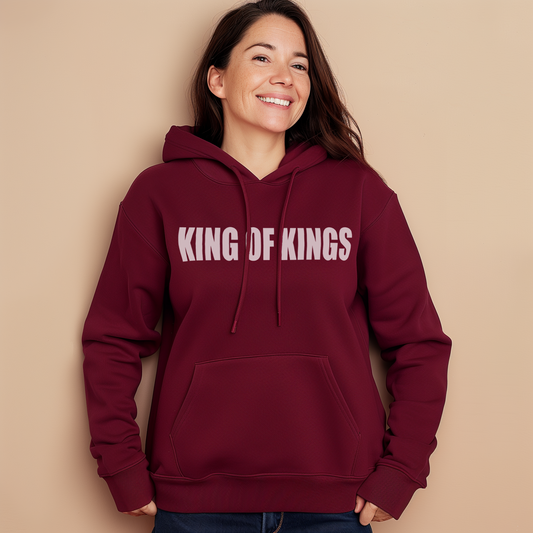 KING OF KINGS HOODIE - Maroon